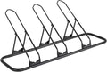 CyclingDeal Bike Rack Floor Parking Bike Stand for up to 6 Bicycles | Indoor, Home & Garage Storage Rack | Stable & Secure Bicycle Stand w/Tire Grooves Up to 29", Holding Plates & Custom Spacing