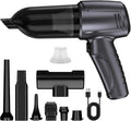 Car Vacuum Portable Cordless, 16000PA Powerful Suction, 5 in 1 Mini Handheld Vacuum Cleaner, Small Car Vacuum Cleaner, Brushless Motor, Air Duster, 4000mAh, Dual Filter, for Cars,Home,Office,Pet