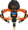 SanHima 4 Tire Inflation Deflation System - Fits up to 200" Wheelbase, Fast High Flow 4-Way Air Down Tire Inflator Deflator for Truck Car Trailer Motocycle
