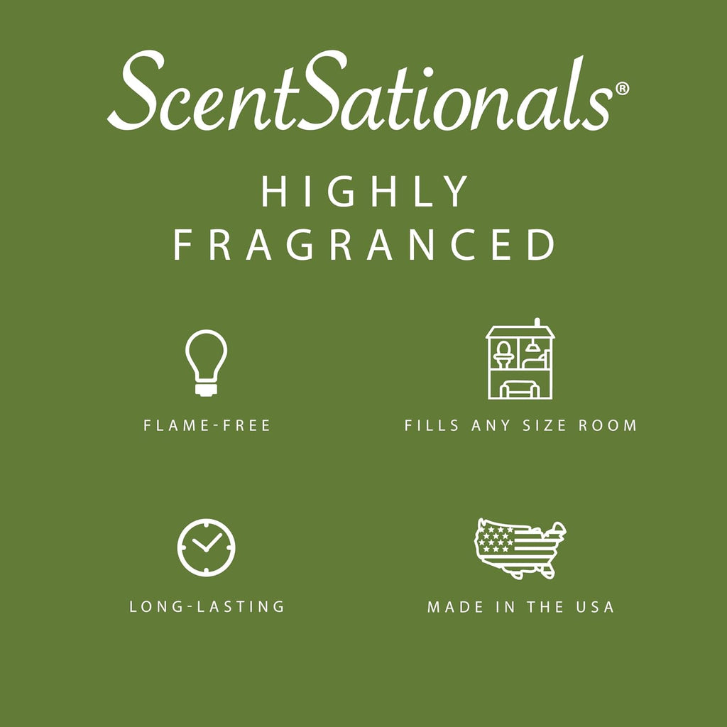 Scentsationals Wax Melts, Wax Cubes Strong Scent - Honeysuckle Nectar - Long Lasting Scented Melts for Warmer, 10oz (24-Cubes)