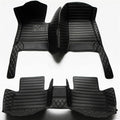 Custom Car Floor Mat Compatible with BMW Mercedes-Benz Toyota Cadillac Lexus Honda Infiniti Nissan Hyundai Kia Audi All Models Cars Sedans SUVs Automotive Mats (Black and Black)