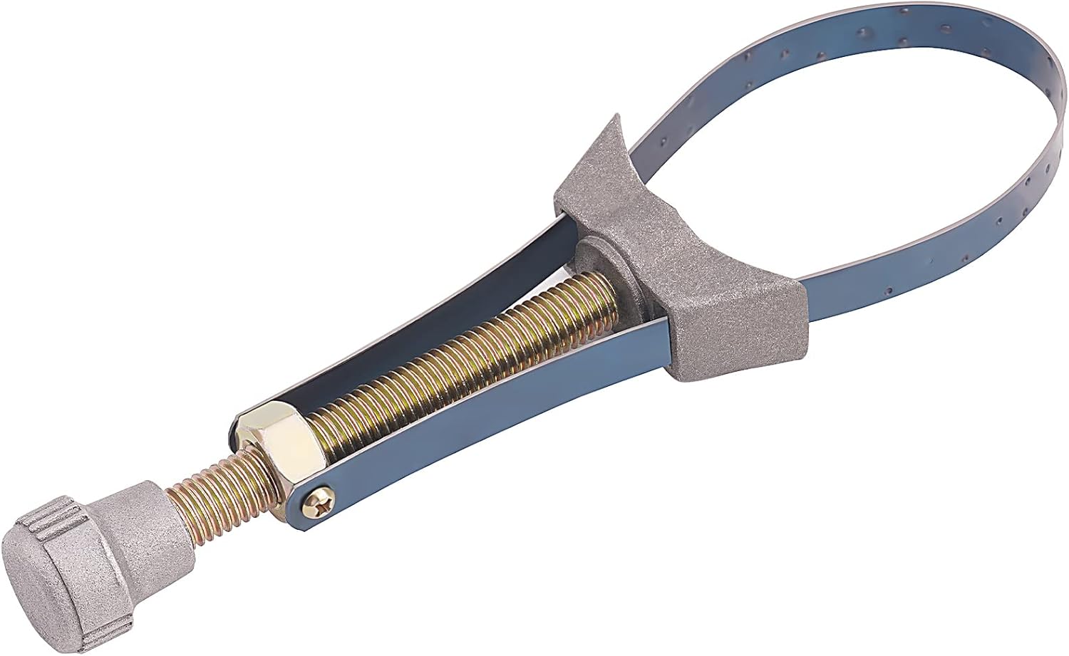Road Passion 1PC Car Auto Motorcycle Oil Filter Tool Strap Wrench Diameter Adjustable 60mm To 120mm Universal Removal Tools Suction Tweezers Replacement Tips Strap Wrench