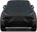 Breathable New Material, Waterproof Car Cover, Locks and Zipper Doors, Sunscreen Waterproof UV Prevention Snowproof Wind and Windproof,Suitable for Indoor Outdoor,for SUV (214"-236") B15