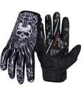 Skull Ghost Touchscreen Compatible Riding MTB Bike Gloves for Running Climbing Riding Biking Outdoor Sports, Gift for Men Women