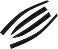 Smoke Window Visors Compatible with 2003-2008 Toyota Corolla Sun/Rain Guards Wind Deflector 4pcs 94620