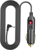 Radar Detector Power Cord Compatible with Cobr RAD 350 380 450 480i 700i XRS9370 XRS955 XRS5300 XRS7700 Radar Laser Detector, Radar Detector Power Cable with DC3.5 Interface 6.5ft