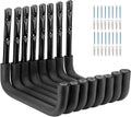 8 Pack Ladder Hooks 9.8Inch Garage Storage Utility Hook Heavy Duty Wall Mounted Storage Organizer Hanging Folding Chair Bike Ski Tool