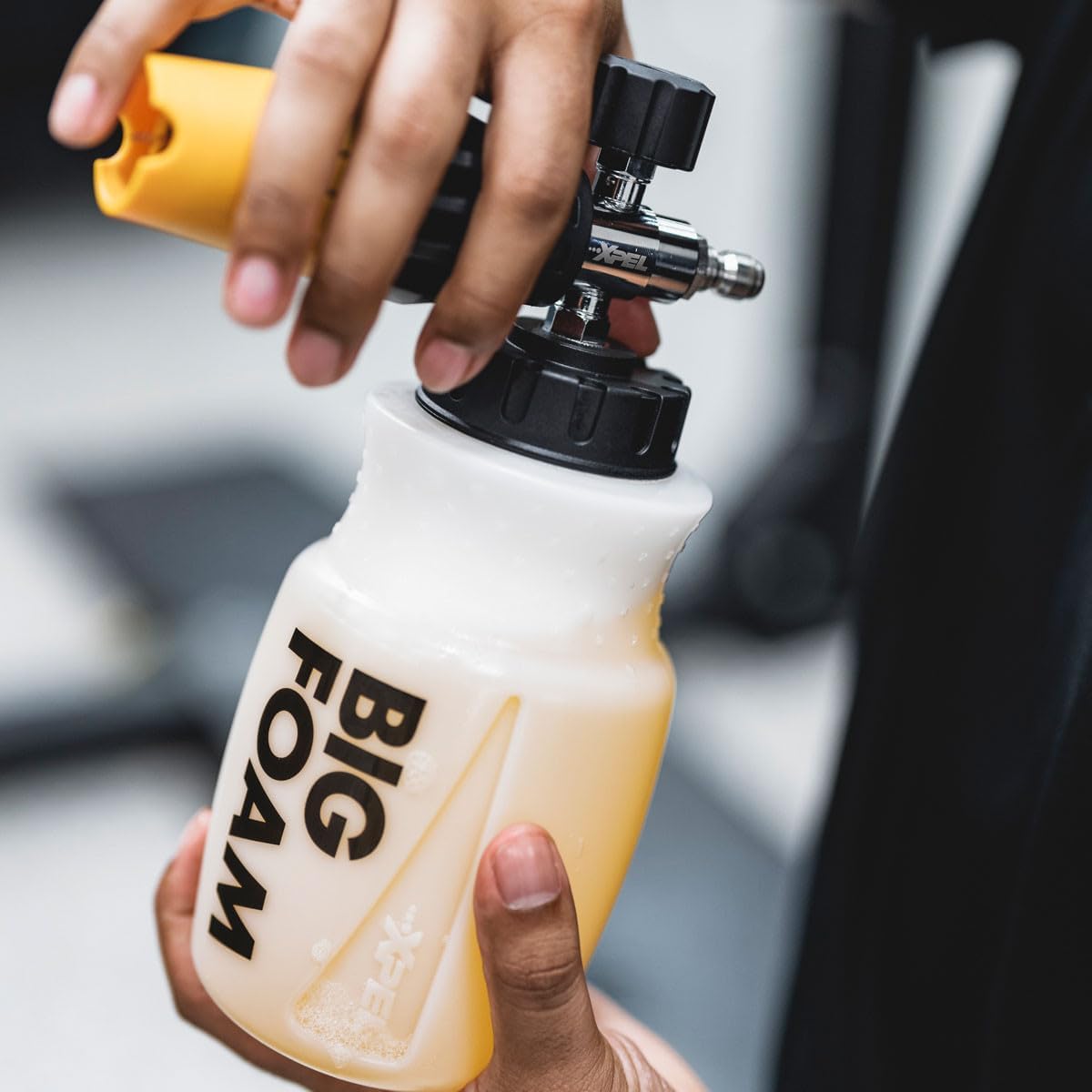 XPEL Big Foam Premium Foam Cannon - Eco-Friendly Efficient Car Detailing - Safe for Paint, Wax, Clear Coat, and Ceramic Coatings, Compatible Foam Soap