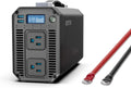 BESTEK Pure Sine Wave Power Inverter - 1000W Car Inverter DC 12V to 110V AC - Car Charger Adapter Outlet with 4.8A Dual USB Charging Ports - Digital LCD Display - Aluminum Housing - Rubber Handle