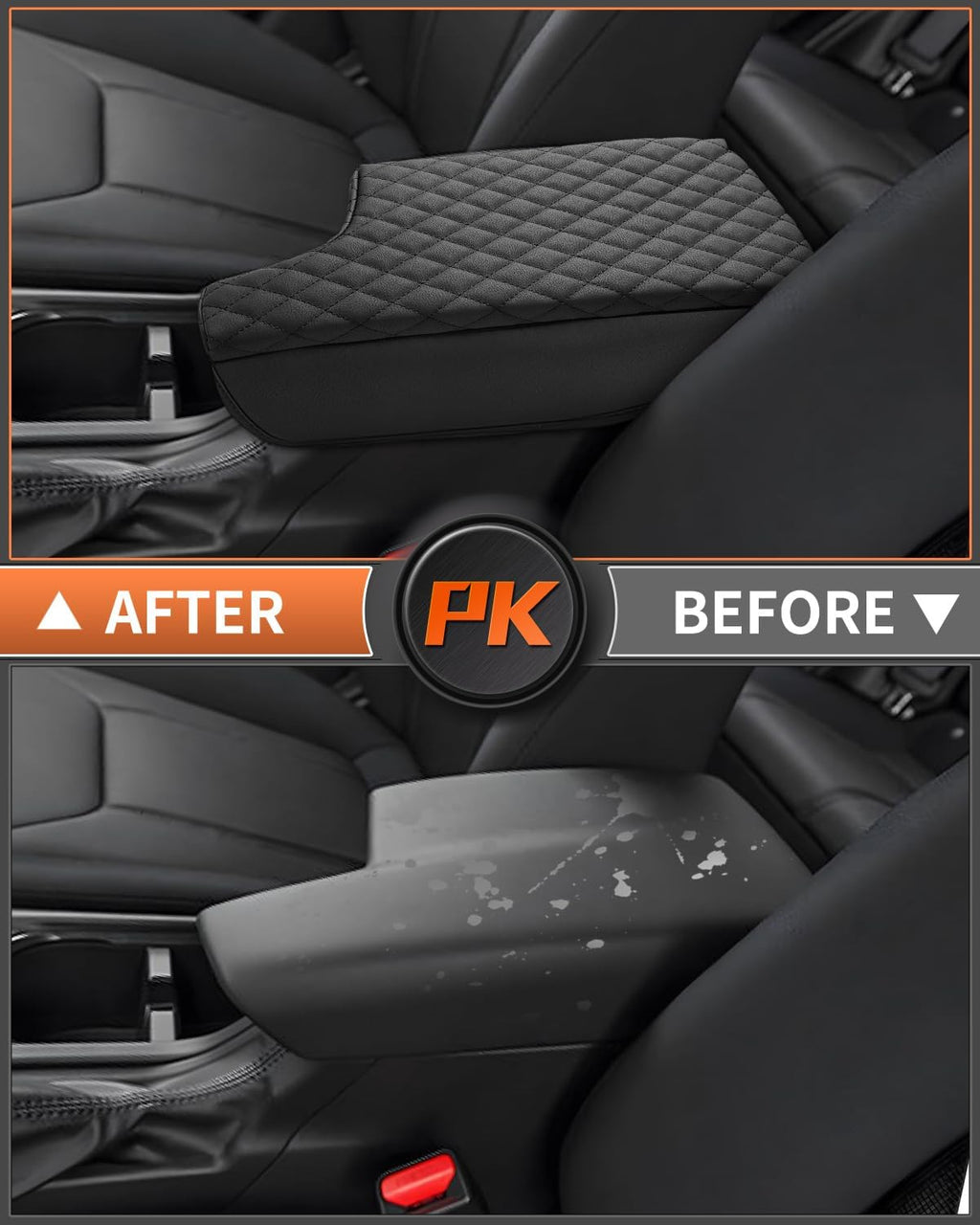 Shademax Subaru Crosstrek/Impreza Center Console Cover, Armrest Cover Cushion Pad for Subaru Crosstrek 2018-2023/Impreza 2017-2023 Accessories, Crosstrek Armrest Seat Box Cover Protector Black