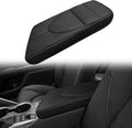 Muslogy Center Console Armrest Cover Compatible with Toyota Camry 2018-2024 Comfort Armrest Pad Arm Rest Cushion Vegan Leather Protector Regular Thick