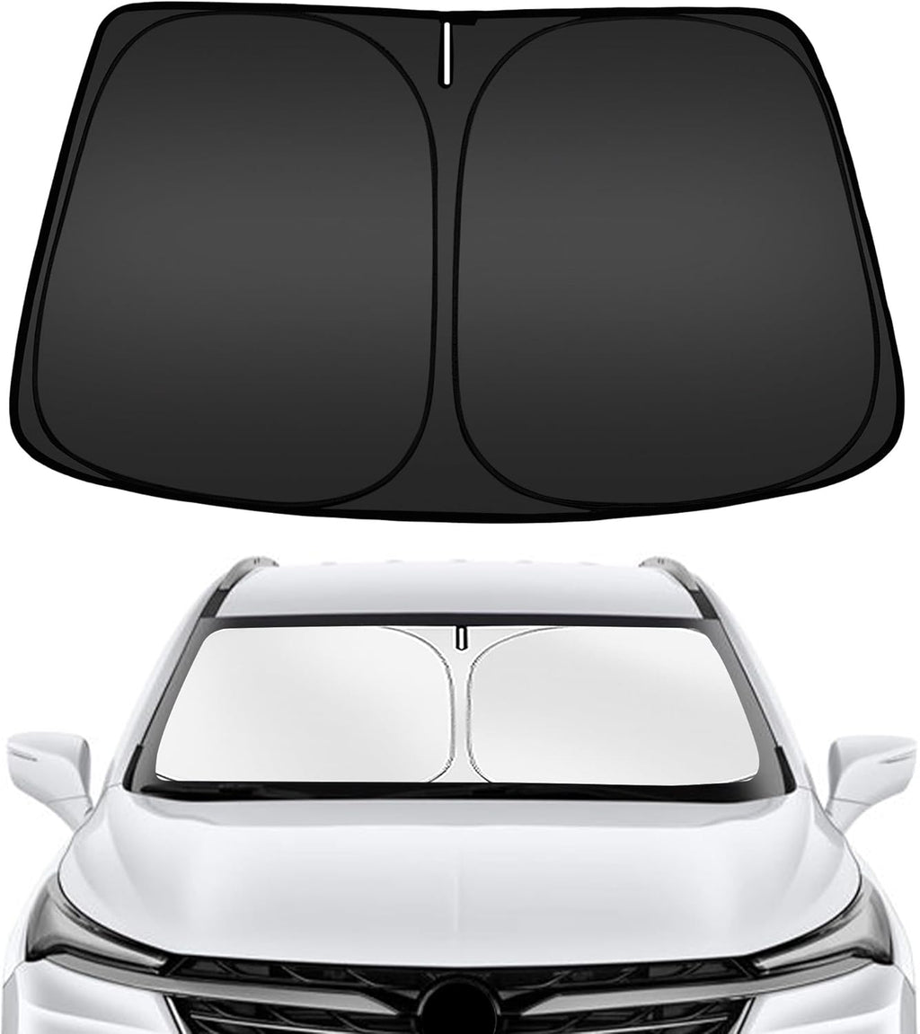 ARISMOTOR Windshield Sun Shade for Buick Enclave 2018-2024, Custom Fit Foldable Front Window Sunshade Sun Visor Protector, Block UV Rays Keep Your Car Cooler