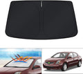 KUST Windshield Sun Shade for Nissan Sentra 2007-2012 Accessories Custom Fit Sunshade Foldable Window Sun Visor Protector Blocks UV Rays Keep Your Car Cooler