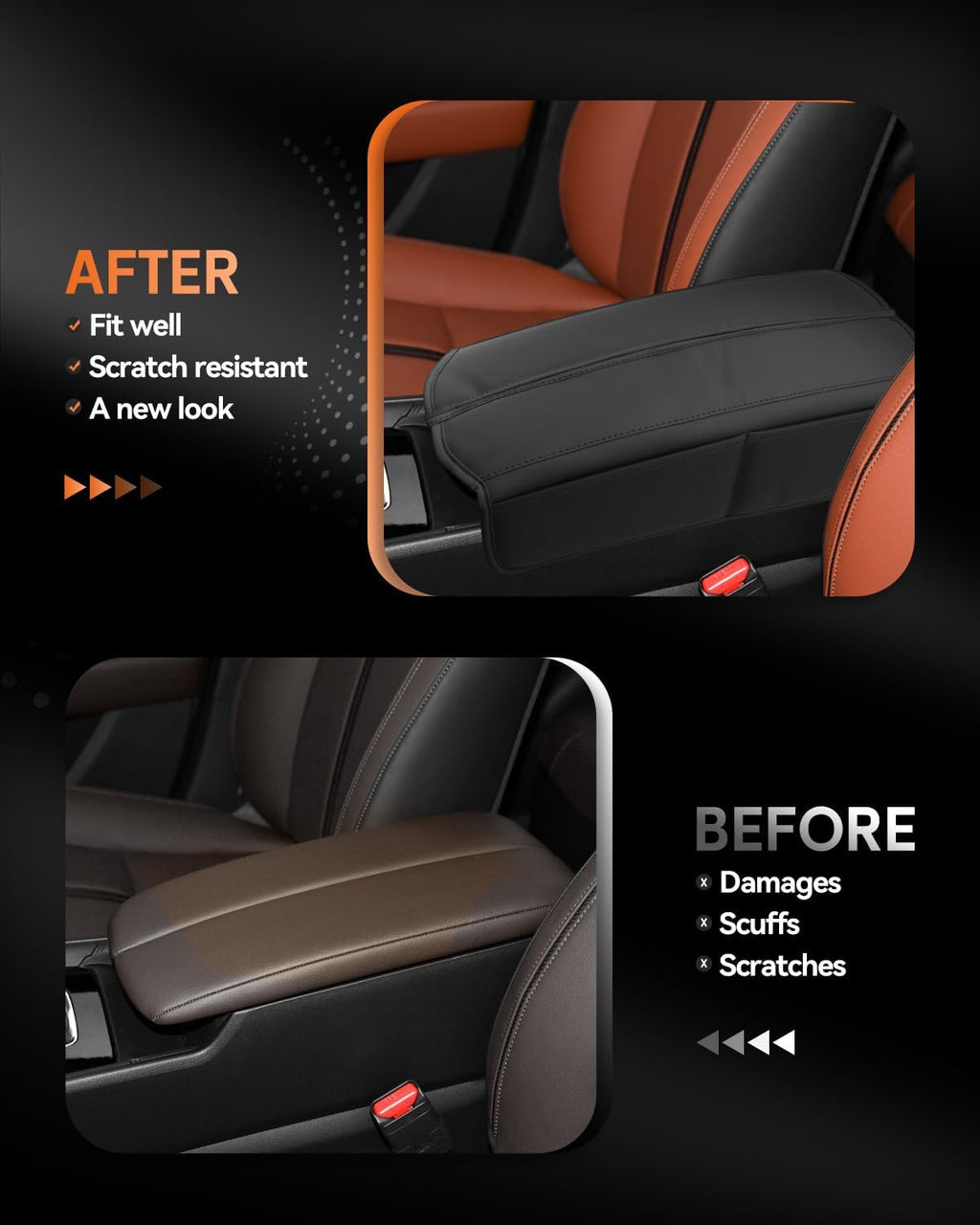 CDEFG for Mazda CX-50 2023-2025 Center Console Cover Armrest Box Cover for CX50 CX 50 2023 2024 2025 Accessories Console Arm Rest Protector
