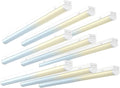 4FT LED Linear Strip Light, LED Shop Lights 40W/35W/30W Selectable,4 Color Selectable 3500K-6500K Adjustable,0-10V Dimmable Commercial Garage Office Ceiling Light Fixture, ETL DLC Listed (9 Pack)