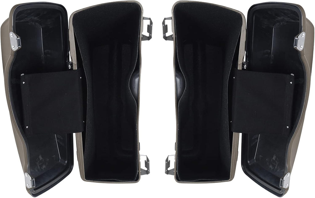Green-L Hard Saddlebags Fit for Harley Touring Electra Glide Street Glide Road Glide King 1994-2013