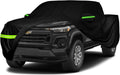 Waterproof Car Cover Compatible with Chevrolet Colorado Crew Cab Long Bed 6.1ft WT/LT/Z71/ZR2 2015-2025, 420D Oxford Cloth Car Cover with Zipper Door for Snow Rain Dust Hail Protection