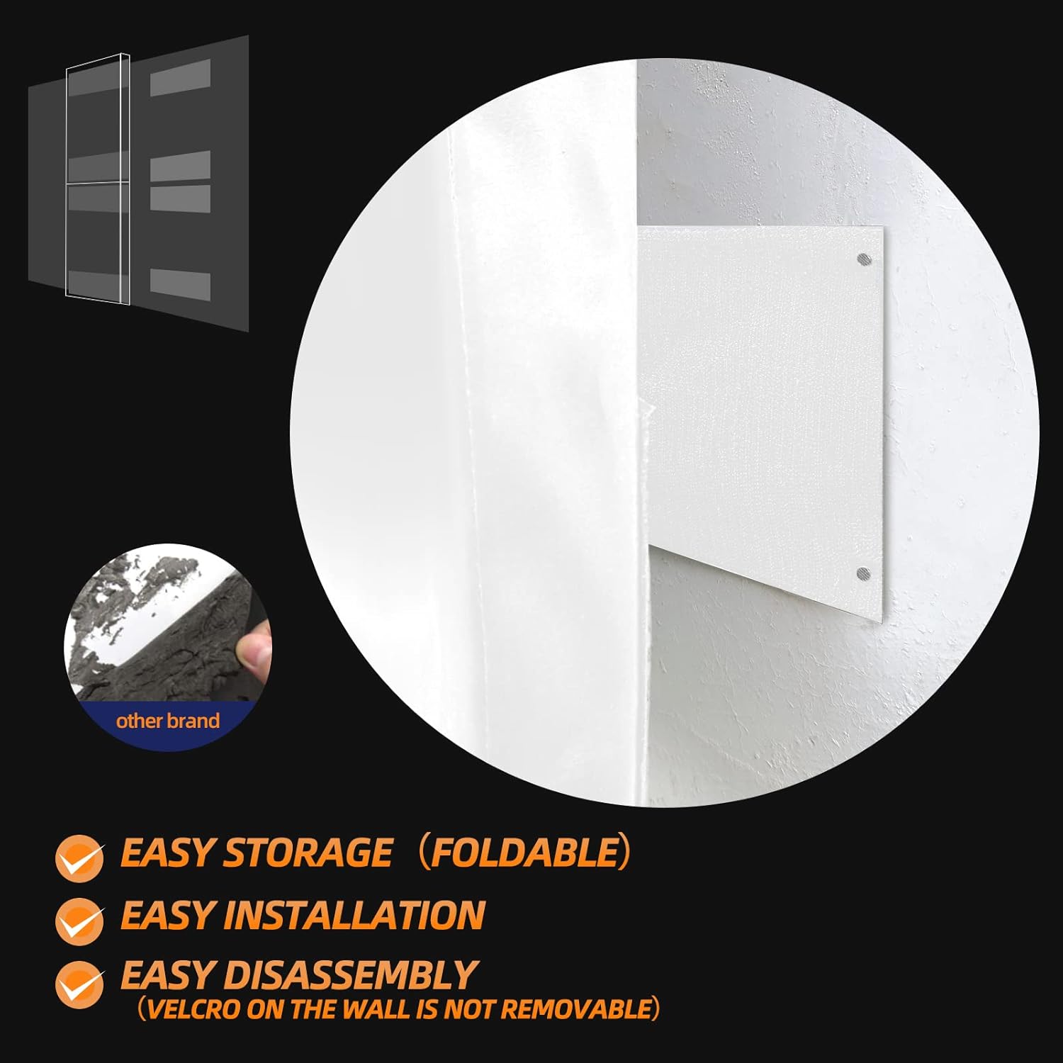 PROGOAL 2"/4" Thick Foam Protection Wall Pad，Gym Basketball-Court Protectors，Durable Waterproof Padding for Wall-Mounted Basketball Hoops(60" L x 20" W)…