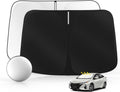 Windshield Sun Shade for Toyo-ta Prius 2016-2022 Foldable Sunshade Custom Fit Front Window Car Interior Accessories Protector Blocks UV Rays (NOT for Prius C or Prius V)