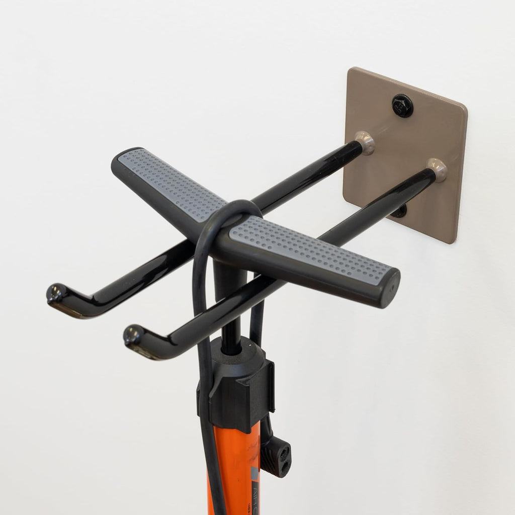StoreYourBoard Tool Organizer Hook, Wall Mount Garage Storage, Tool Storage for Shovels Rakes Brooms Hoses and More, Rubber-Coated Steel Holds 50 lbs, 12" X 4" X 4.5"