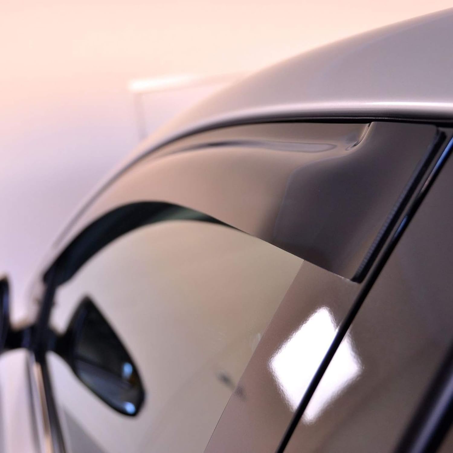 Rainproof Side Window Wind Deflectors for 2008-2014 Dodge Avenger, Tape-on Sun Rain Guard Sets,Nice Looking Window Visors for Cars,Vent Deflector for 08-14 Dodge Avenger 94065
