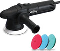 Buffer Polisher, 5-Inch 8MM Dual Action Random Orbital Car Polisher with 6 Variable Speed 1800-5500 RPM, Car Detailing Kit for Car Detailing Polishing and Waxing