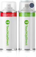 TouchUpDirect 8W2 Cavalry Blue Compatible with Toyota Exact Match Touch Up Paint Aerosol - Essential Kit