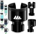 [Upgraded] Integral Ultimate Car Cup Holder Expander - Adjustable Base - Organizer & Expander for Vehicles - Compatible with Mugs, Yeti 14/24/36/46oz, Rambler, Hydro Flasks 32/40oz, 3.4"-4.0" Bottles