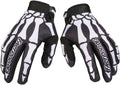 Skeleton Cool Motorcycle Bicycle Full Finger Off-Road Racing Gloves Outdoor Sports for Men Women & Mountaineering