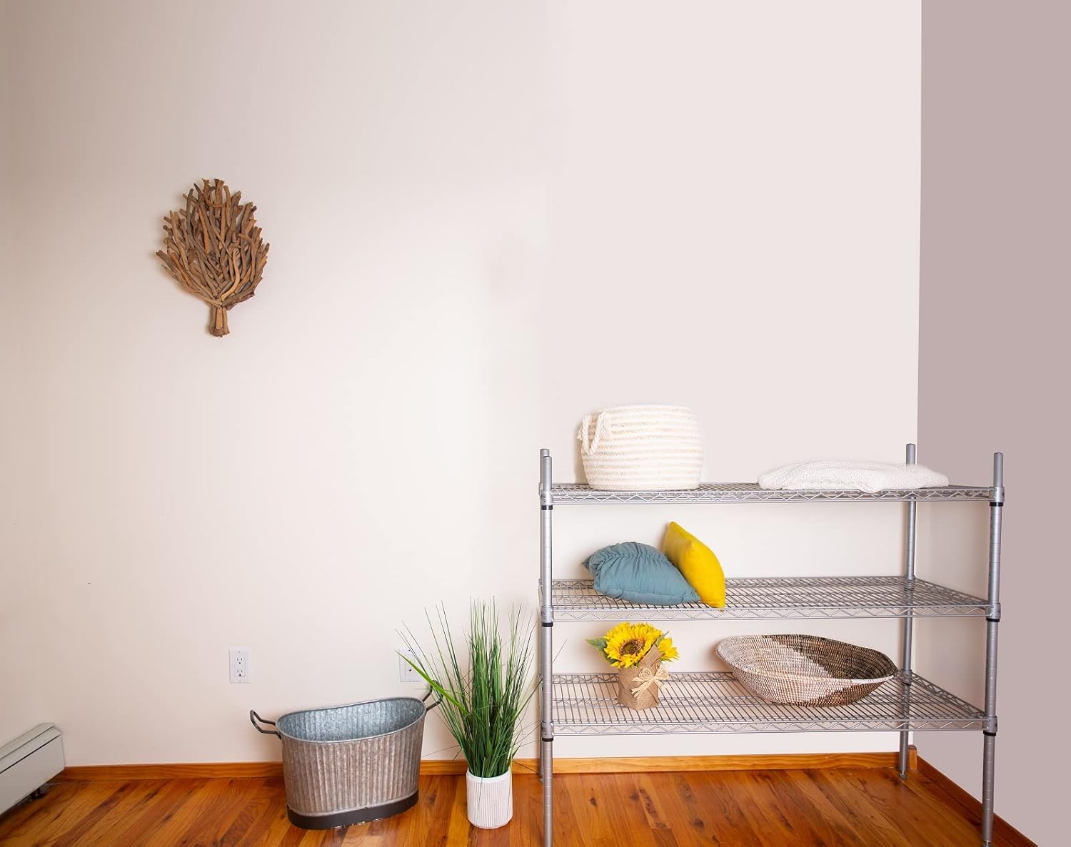 Omega 30" Deep x 72" Wide x 54" High 3 Tier Gray Starter Shelving Unit