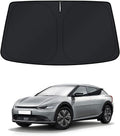 KUST Windshield Sun Shade for Kia EV6 2022 2023 2024 2025 Window Shade Sun Visor Cover Foldable Blocks UV Rays Keep Your Car Cooler