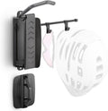 monTEK Swivel Bike Wall Mount, Bike Hangers for Garage, Bike Wall Mount with Two Extra Storage Hooks, Bike Hanger Wall Mount for Space Saving, Bike Rack Garage Holds Up to 77 lbs