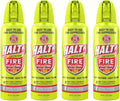 HALT! Fire Fighting Foam Spray – Non-Toxic, PFAS Free, Easy to Use, Store, and Find in Emergency – Compact & Portable – Ideal for Home, Kitchen, Apartment, Car, BBQ, Tailgate – Made in USA (4-Pack)