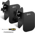 2 Pack L-Track Wheel Chock |L Track Motorcycle Wheel Chock for Dirt Bikes|L-Track Accessories for Enclosed Trailer L-Track Wall Mount Motorcycle Tire for Garages Trailers|L Track tie Down