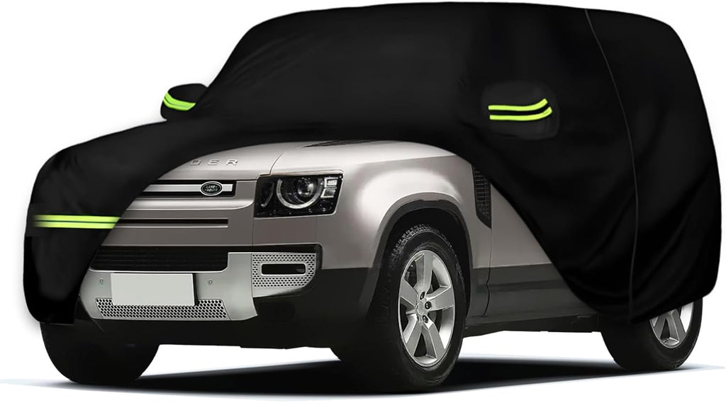 Waterproof Car Covers for 2020-2024 Land Rover Defender 90 2-Door (Black) Custom Heavy Duty Waterproof All Weather Protection Outdoor