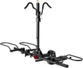 Young 200 lbs. Capacity Hitch Mounted 2-Bike Rack with Lock for Standard, Mountain, Fat Tire Bikes, fit Car, SUV, Van, RV, Trailer, Truck