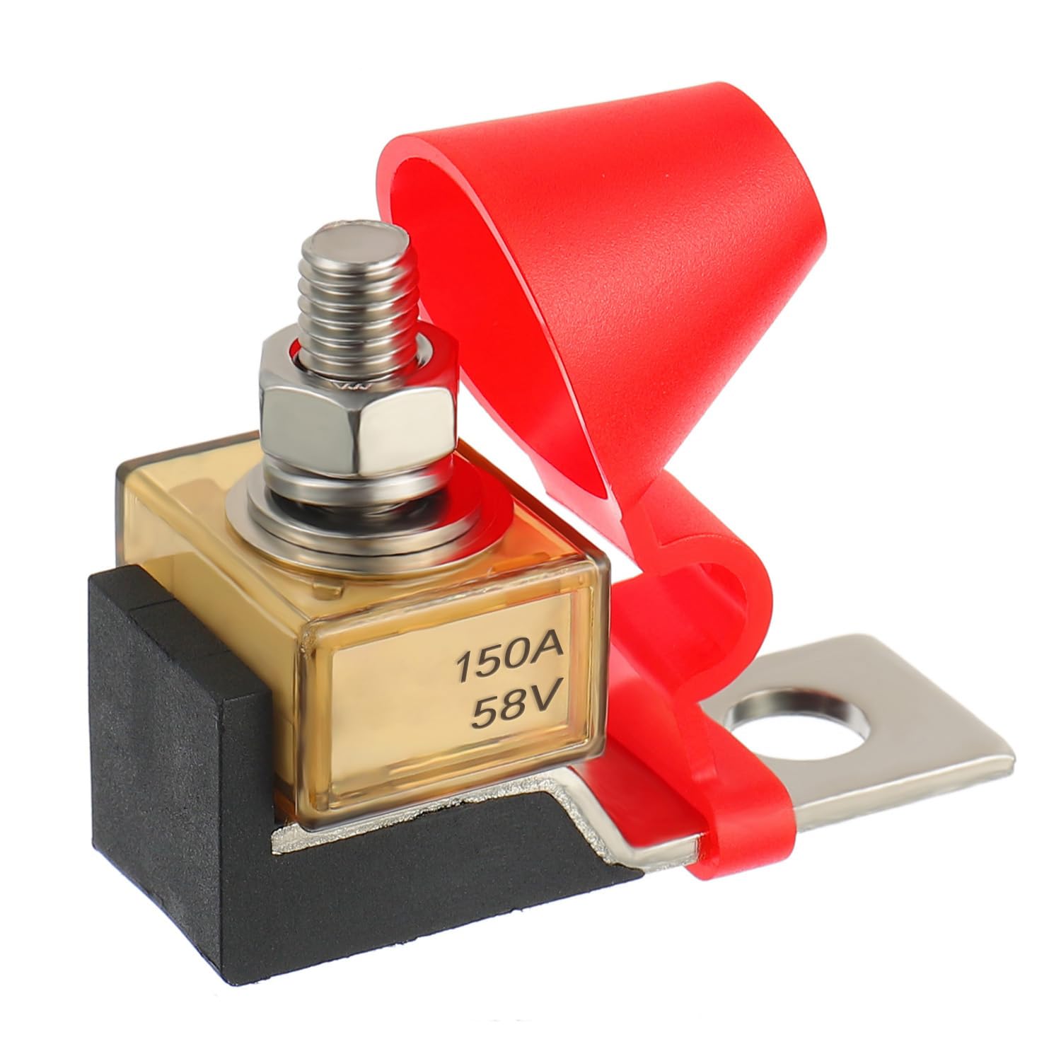 MRBF Terminal Fuse Block 150 AMP Marine Rated Battery Fuse 58V DC Max IP66 Waterproof Fuse Holder 150A