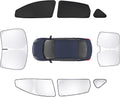 8pcs Car Window Shades for Nissan Sentra 2014-2019 Accessories,Windshield Side Rear Full Sunshade,Sun Visor UV Blocking, Privacy Protection and Blackout for Camping Outdoor