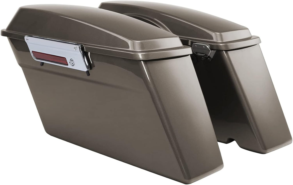Green-L Hard Saddlebags Fit for Harley Touring Electra Glide Street Glide Road Glide King 1994-2013