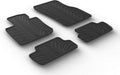 Gledring USA Custom Fit All-Weather Rubber Floor Mats Intended for Mini Cooper Hatch F56 (3 Door) 2015-2022, No Trimming Required, Tailored Custom Fit, Protects from Rain, Mud, and Snow.