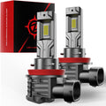 [2025 Upgrade] H 11 Led Bulbs, [latest & Brightest] 40000lm 800% Brightness Fog Lights Bulbs Real 1:1 Mini Size Design, 6000k Cool White，Pack of 2