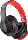 Wireless Bluetooth Headphones Over Ear 65H Playtime HiFi Stereo Headset with Microphone and 6EQ Modes Foldable Bluetooth V5.3 Headphones for Travel Smartphone Computer Laptop
