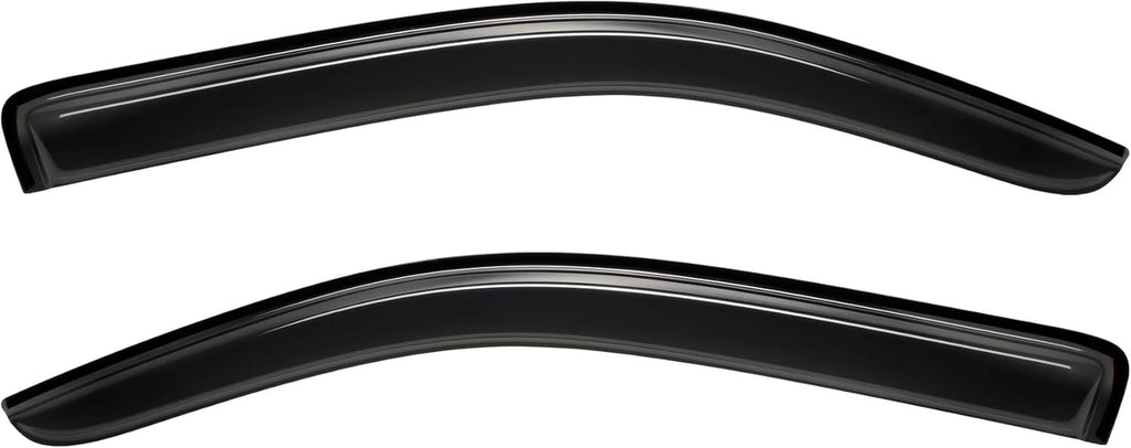 2pcs Outside Mount Style Dark Smoke Window Rain Guards Durable Side Wind Deflectors Window Visors Fit for 2000-2006 Toyota Tundra Standard Cab