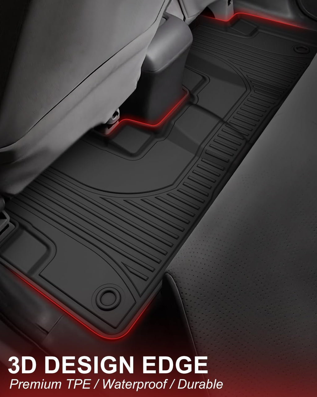 TTX LIGHTING Floor Mats for Honda CR-V CRV 2012 2013 2014 2015 2016 LX, SE & EX Include Front and Rear Row Liner Automotive Floor Mats All Weather Protection Mat Black