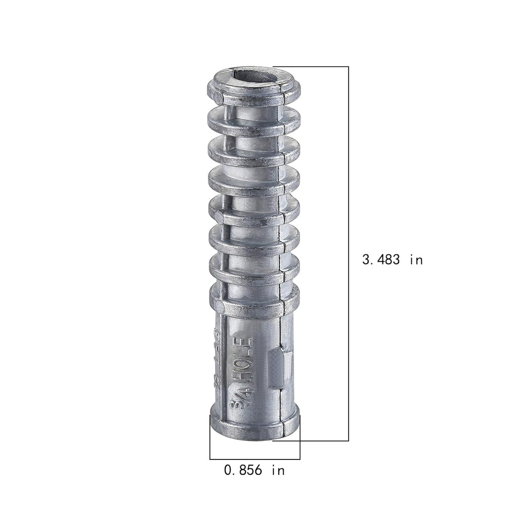 Wensilon(30pcs) 5/8 * 3 Lag Shield Anchor Long Zinc Alloy Bolts Concrete Anchors, Zinc Alloy Masonry Anchors Hole