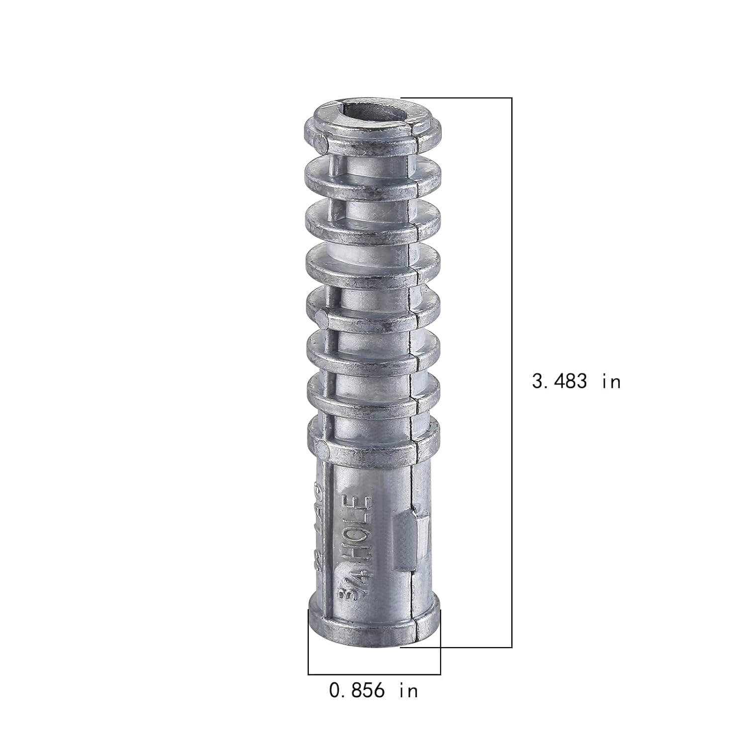 Wensilon(30pcs) 5/8 * 3 Lag Shield Anchor Long Zinc Alloy Bolts Concrete Anchors, Zinc Alloy Masonry Anchors Hole