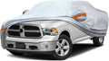 KEYOOG Car Cover, Fit for 213"-237" Length Pickup Truck, 6-Layer All-Weather Waterproof, Universal in All Seasons, Snow Prevention, Rainproof, Acid Rainproof, Sunscreen, Orange Reflective Strip