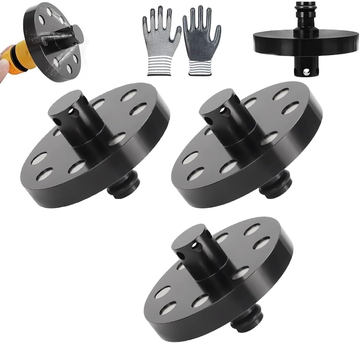 O-Ring Chassis Cleaner Flusher Kit,360° Spinning Nozzle, Undercarriage Cleaner with Quick Coupling, Efficient Wheel Arches/Undercarriage Cleaner Powerful Cleaning in Hidden Areas for All Car (3pc)