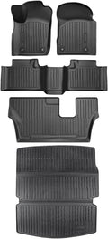 Floor Mats Full Set for Dodge Durango 2011-2015 7 Seats, All Weather Floor Mats Cargo Liner Car Accessories for Dodge Durango 2011-2015, Custom Fit Accessories Rubber Trunk Liner for SUV Cargo