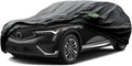 Proadsy 2025 Upgrade Car Cover Custom Fit for Acura ZDX 2024 2025, Waterproof All Weather for Automobiles, Full Exterior Cover Rain Snow Sun Protector Indoor Outdoor Car Cover